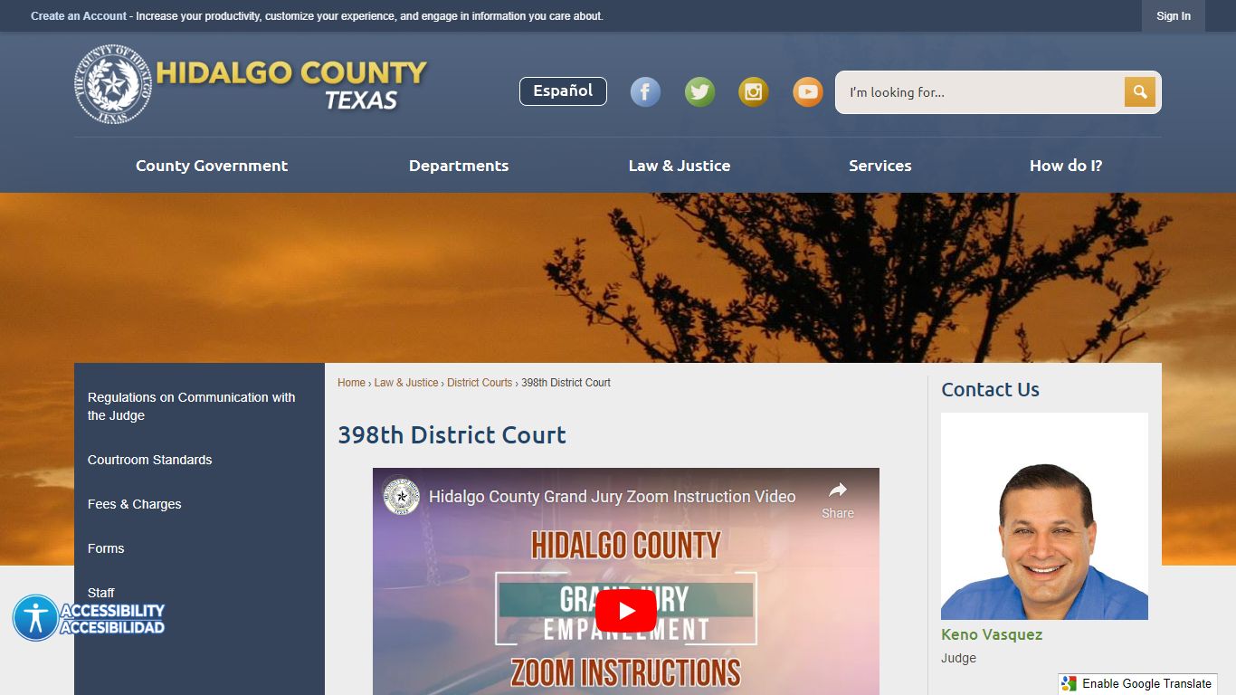 398th District Court | Hidalgo County, TX - Official Website